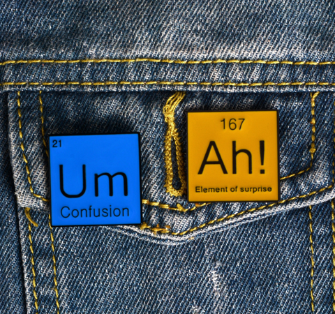Chemistry Square Pins