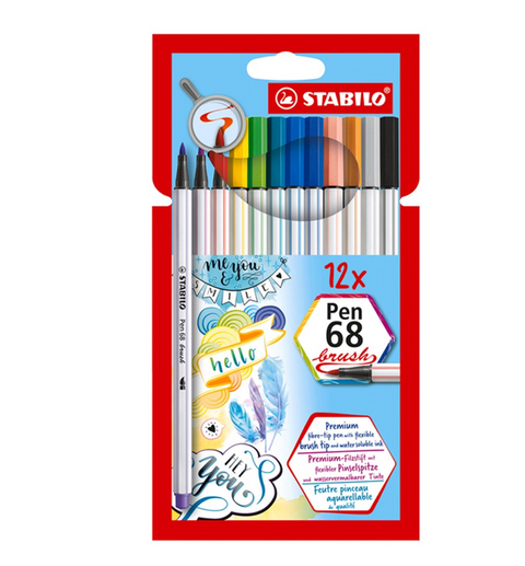 Stabilo Pen 68 Brush Pen Set