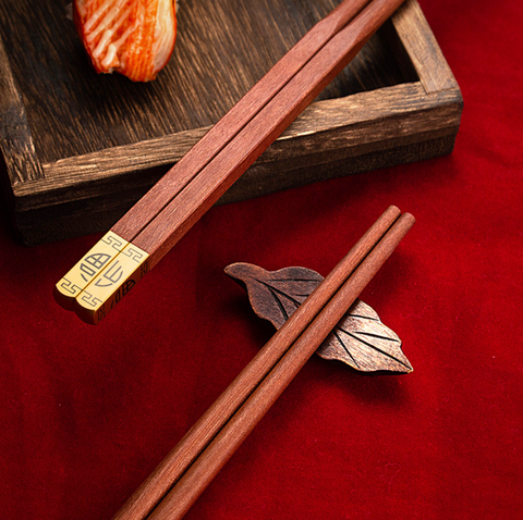 Red Sandalwood Chopstick Set 5 Set