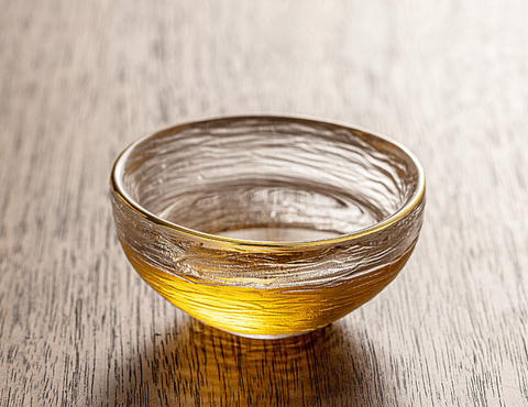 Japanese Gold Edge Glass Cup