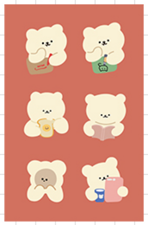 Bear! PVC Stickers
