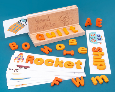 Wood Word Jumble Kit