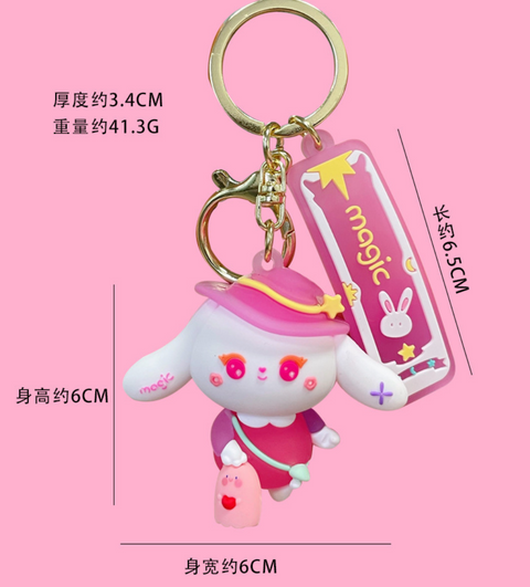 Magic Bunny Keychain