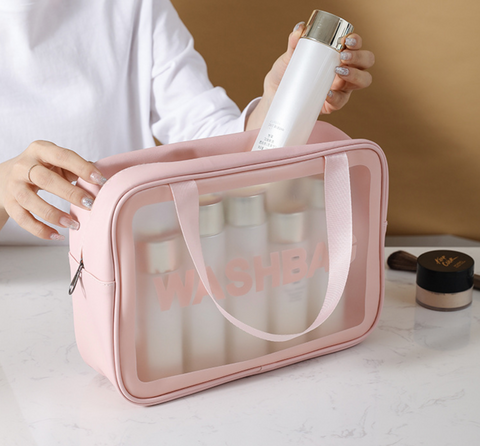 Transparent Cosmetic Small Matte Bag