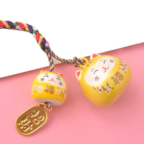 Gemini Lucky Cat Pearlescent Charm
