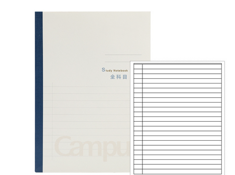 CAMPUS Grey A5 9mm Checklist Single Notebook 60pg
