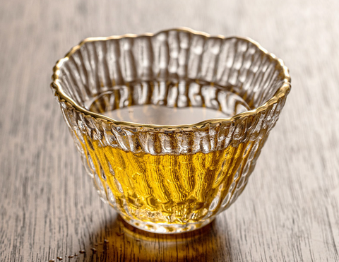 Japanese Gold Edge Glass Cup