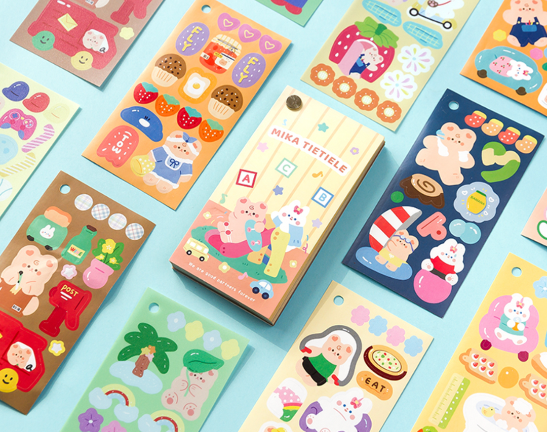 Jiyu Mika Tietiele Sticker Pack – Midori Gifts