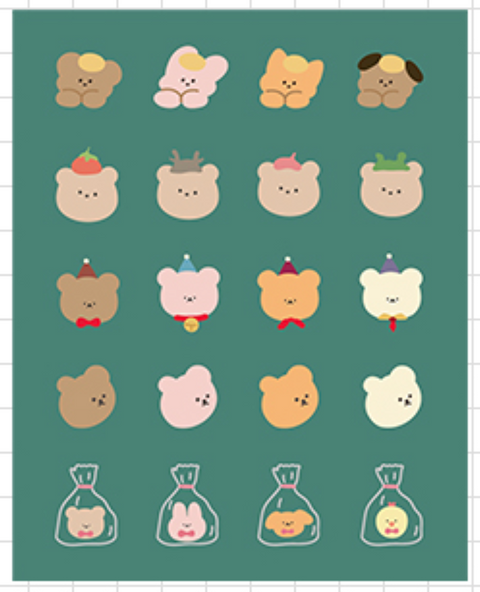 Bear! PVC Stickers