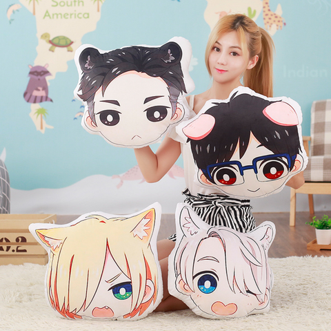 Yuri on Ice Anime Plush Head 45cm