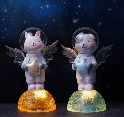 Angel Animal Astronaut Mystery Statue