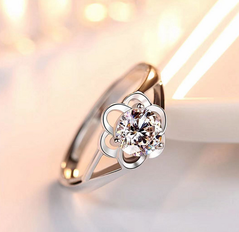 Flower Crystal Ring