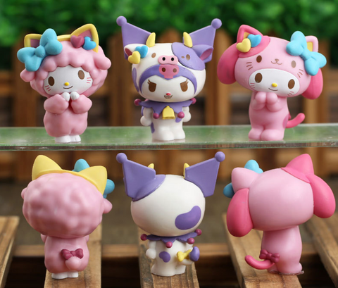 Sanrio Hello Kitty Kuromi Statues