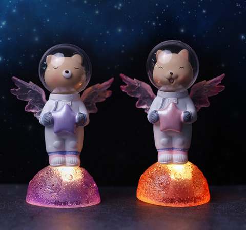 Angel Animal Astronaut Mystery Statue