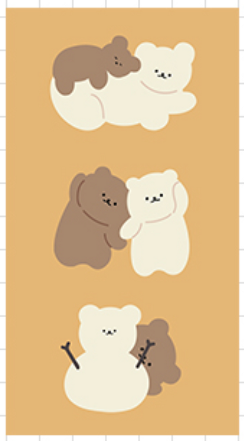 Bear! PVC Stickers