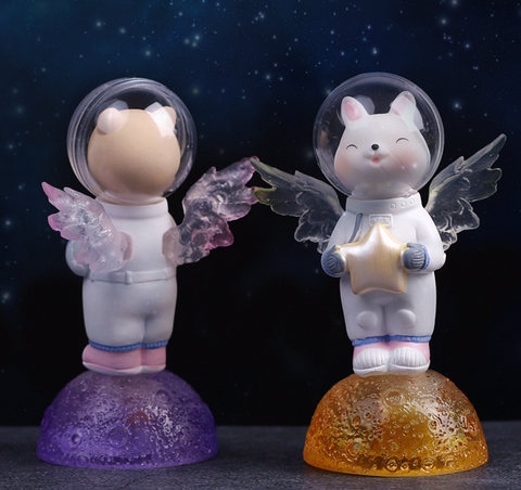 Angel Animal Astronaut Mystery Statue