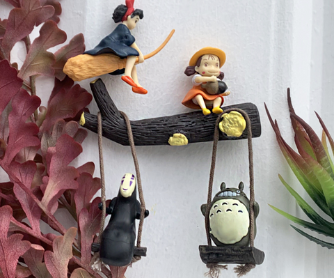 Studio Ghibli Kiki and Friends Statues Magnet