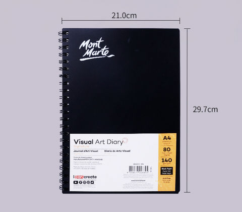 Mont Marte Visual Art Diary A4 140g 80pg
