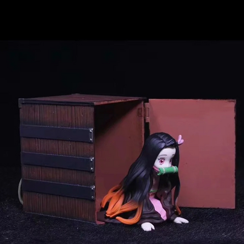 Demon Slayer Nezuko in Cupboard Statue 9cm