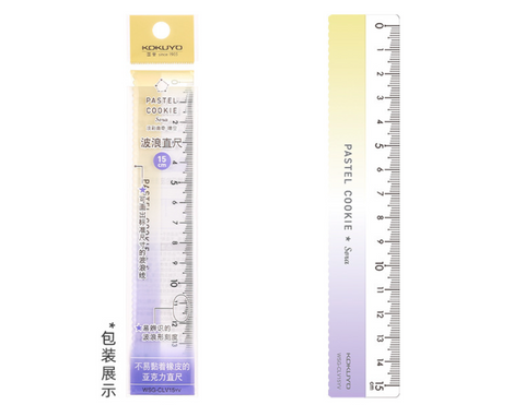 Kokuyo Campus Pastel Cookie Ruler 15cm