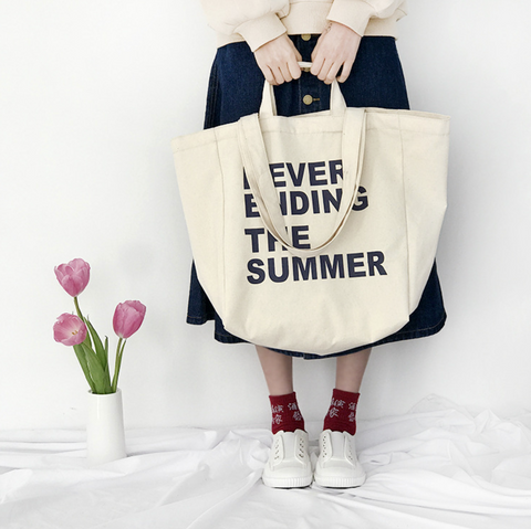 Summer Canvas Tote