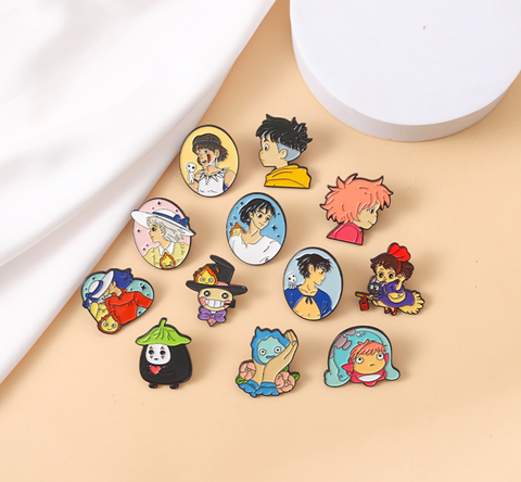 Ghibli Characters Pins