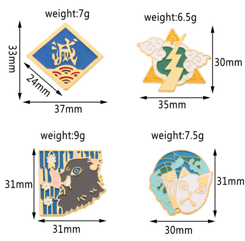 Demon Slayer Symbols Pin