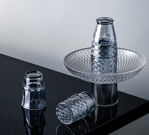 Koi Glass Cup Set