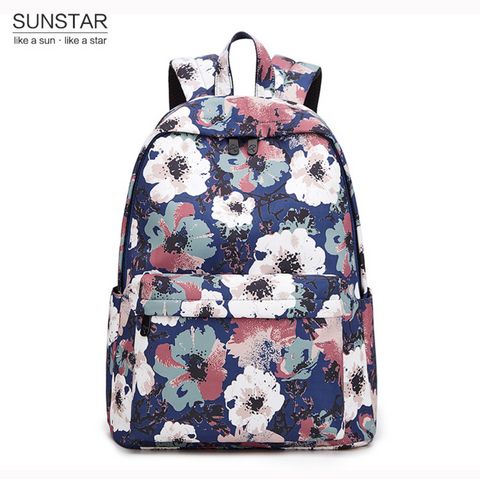 Watercolor Flower Backpack