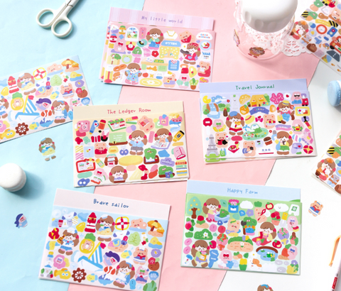 Jiyu Little People Stickers
