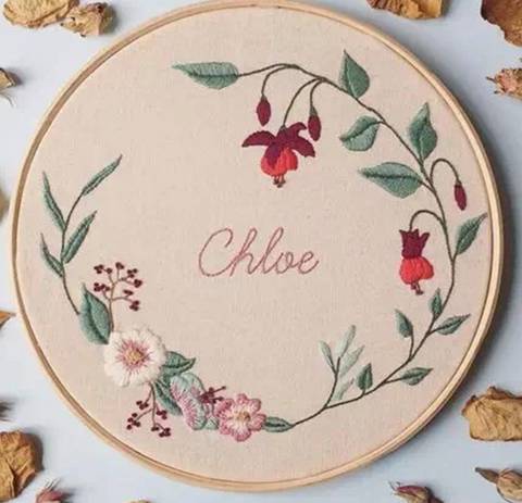 Chloe 15cm Embroidery