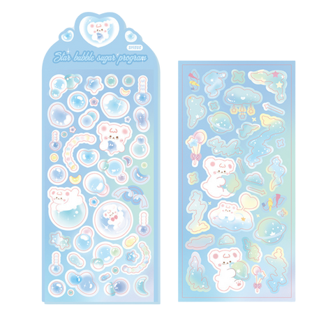 Jiyu Star Bubble Sugar Stickers
