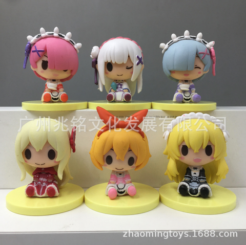 Re:Zero Cute Statues