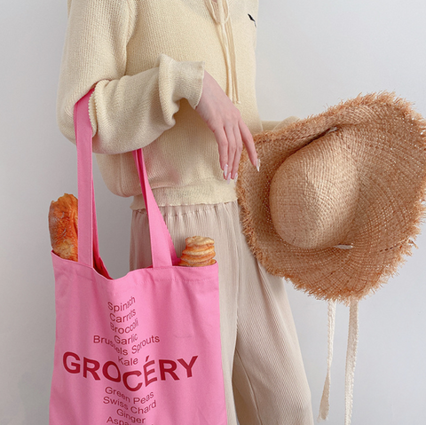 Grocery Canvas Tote