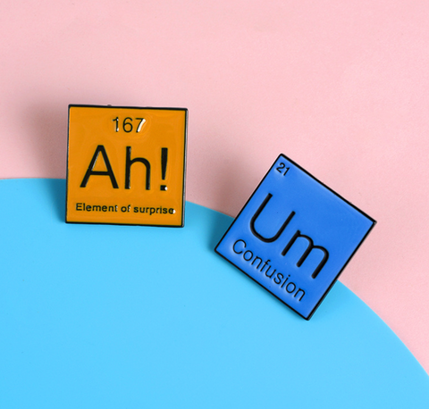 Chemistry Square Pins