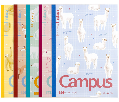KOKUYO Animals Lined Notebook A5 5mm