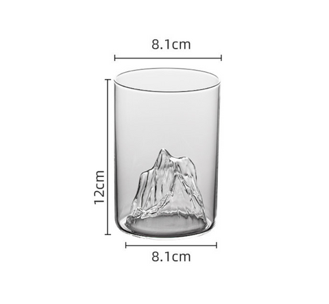 Mount Fuji Glass Cup 450ml