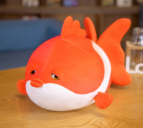 Stuffed goldfish top