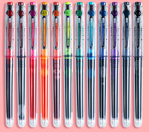 Color Roller Ball Gel Ink Pen 0.5mm ARPM2401