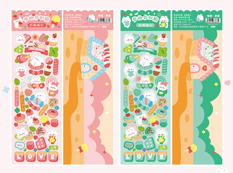 Jiyu Bubble Bunny Stickers
