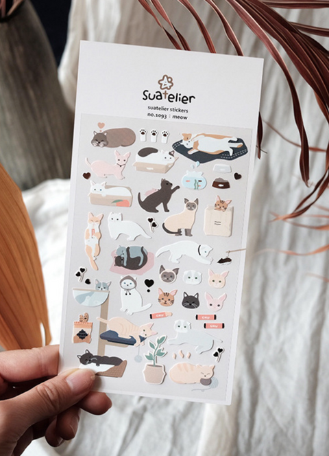 Suatelier Meow Sticker