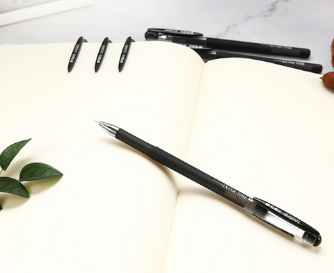 AGPA4003A 0.2mm Black Gel Ink Pen