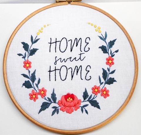 Home Sweet Home Embroidery