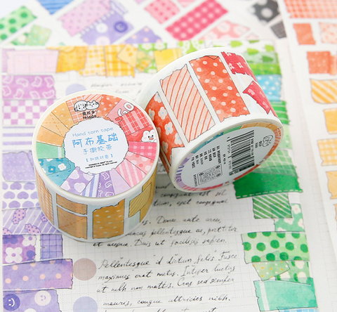 Telado Washi Pattern Stripe Tape