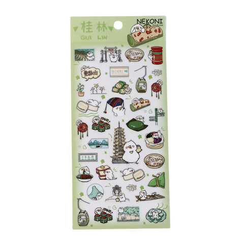 Parrot Guilin Travel Stickers