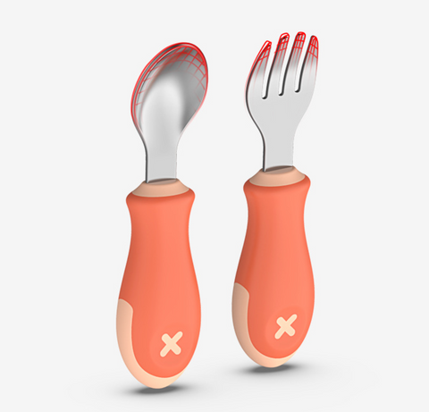 Stainless Steel Short Fork and Spoon