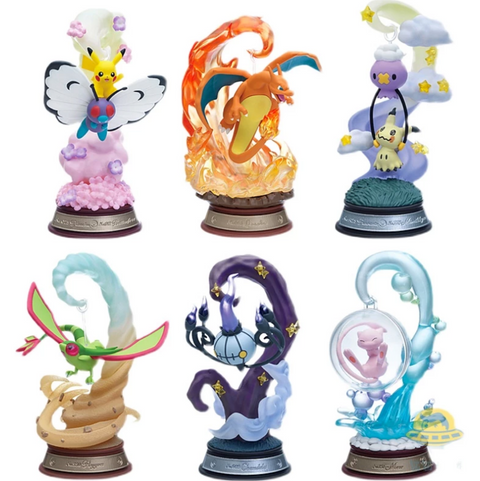 Pokemon Swing Vignette Statues