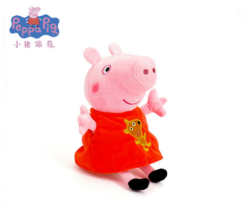 Peppa Pig Plush 30cm Teddy Embroidery Midori Gifts