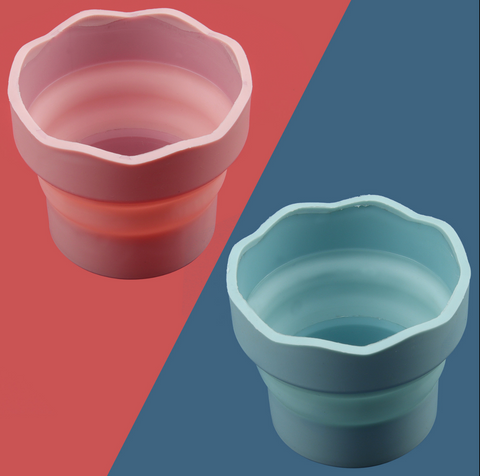 Collapsible Water Cup - Blue