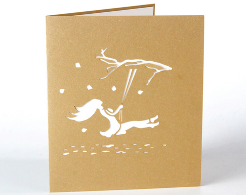 Pop Out Card Cherry Blossom Girl